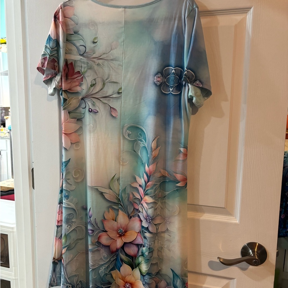 Floral Short Sleeve Dress
